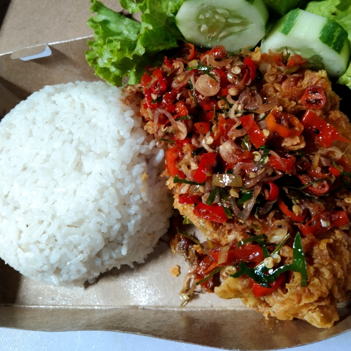 Kribo Geprek Sambel Matah