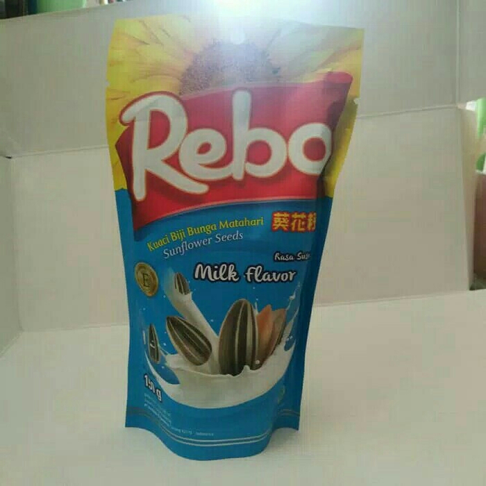 Kuaci Rebo Milk Flavour 70 Gr 2