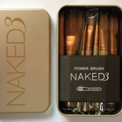 Kuas Makeup - Naked 3 Isi 12 Pcs 2