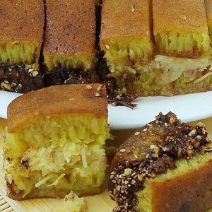 Kue Bandung Keju coklat kacang