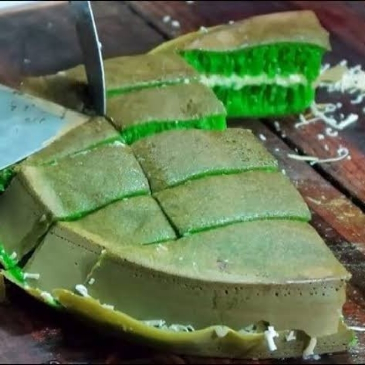 Kue Bandung Pandan Coklat Susu