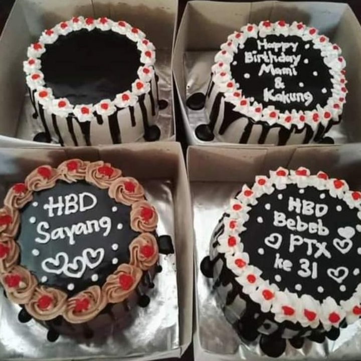 Kue Tart Ulang tahun 12 Cm