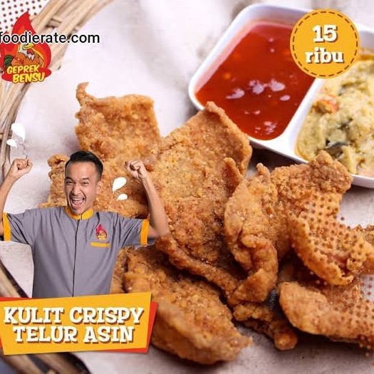 Kulit Crispy Telur Asin