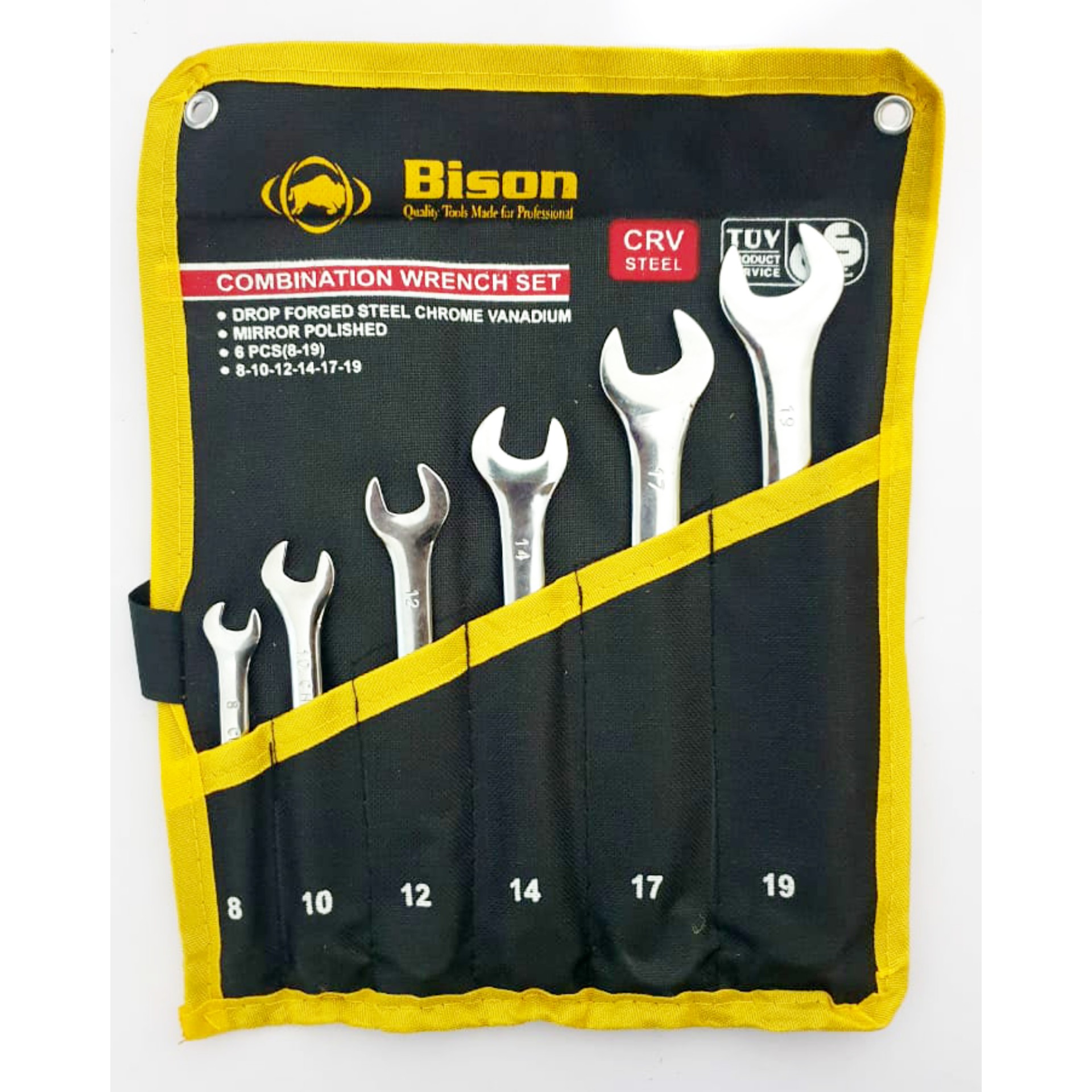 Kunci Kombinasi Ring Pas 6 Pcs Bison 3