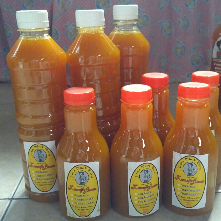 Kunyit asem kemasan besar 510ml