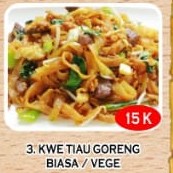 Kwetiau Goreng Biasa Vege