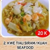 Kwetiau Siram  Kuah Seafood