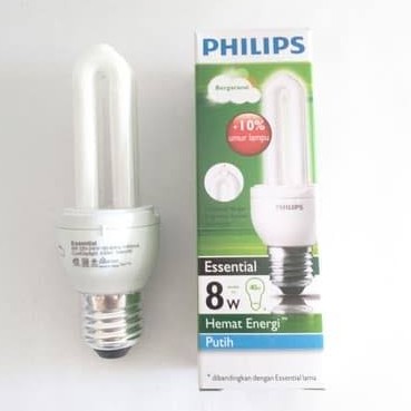 LAMPU PHILIPS ESSENTIAL 8 WATT