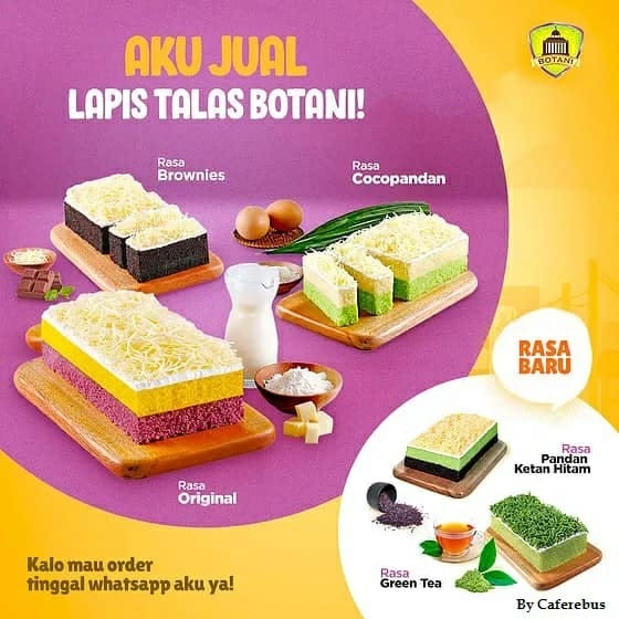 LAPIS TALAS BOTANI