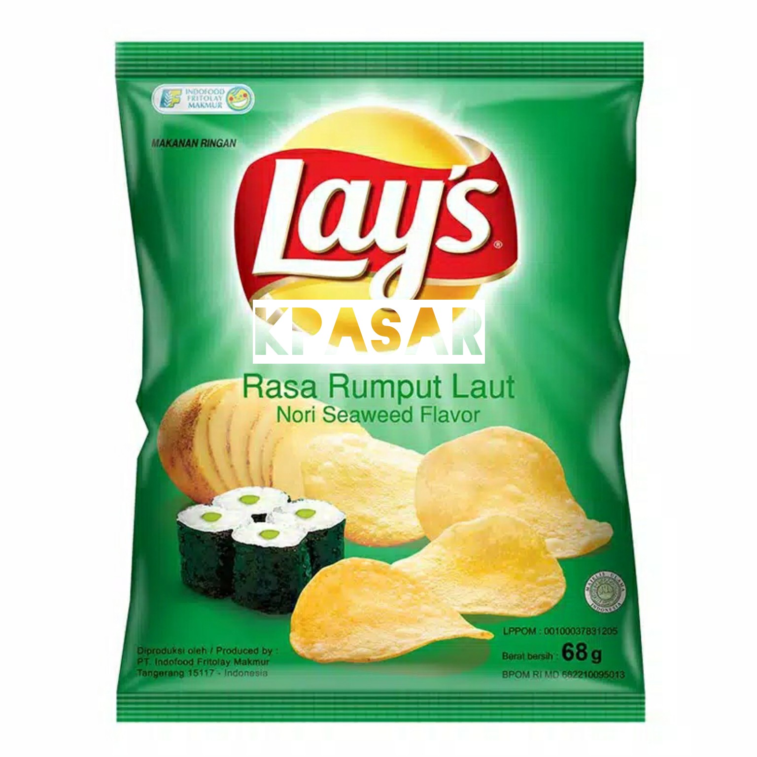 LAYS RASA RUMPUT LAUT 68 GRAM