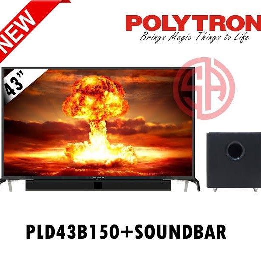 LED 43 POLYTRON PLD43B150-SOUNDBAR