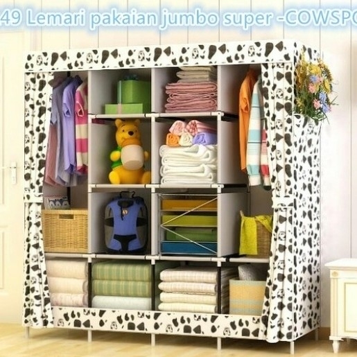 LEMARI PAKAIAN MOTIF JUMBO