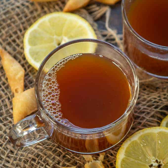 LEMON TEA PANAS 