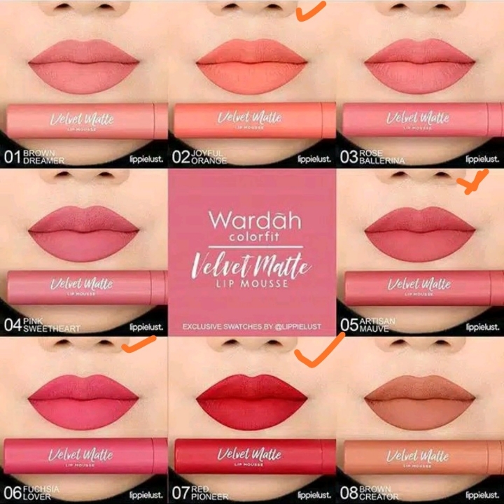 LIPSTIK WARDAH VELVET 2