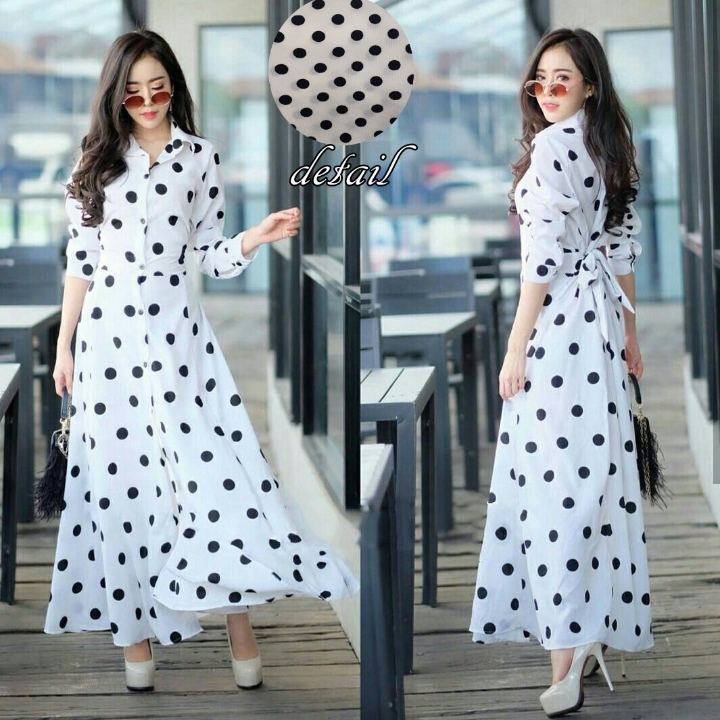 LONG DRESS DOT