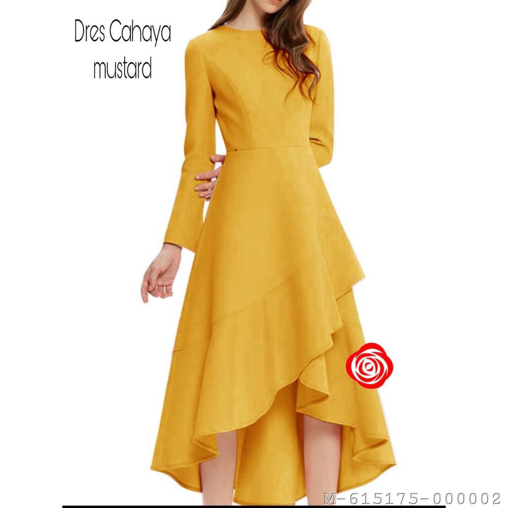 LONG DRESS WANITA CAHAYA