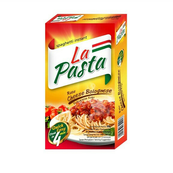 La Pasta Spaghetti Cheese Bolognese 59g