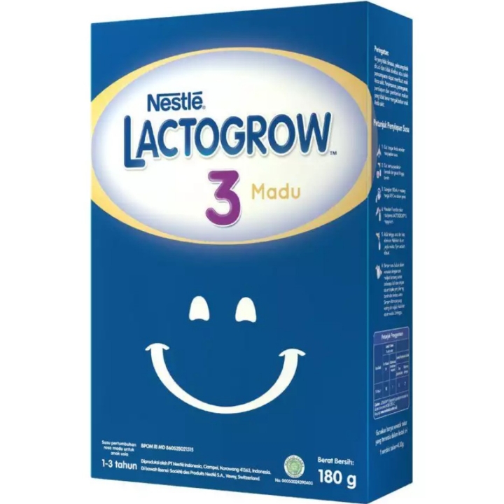 Lactogrow 3 Madu 180gr