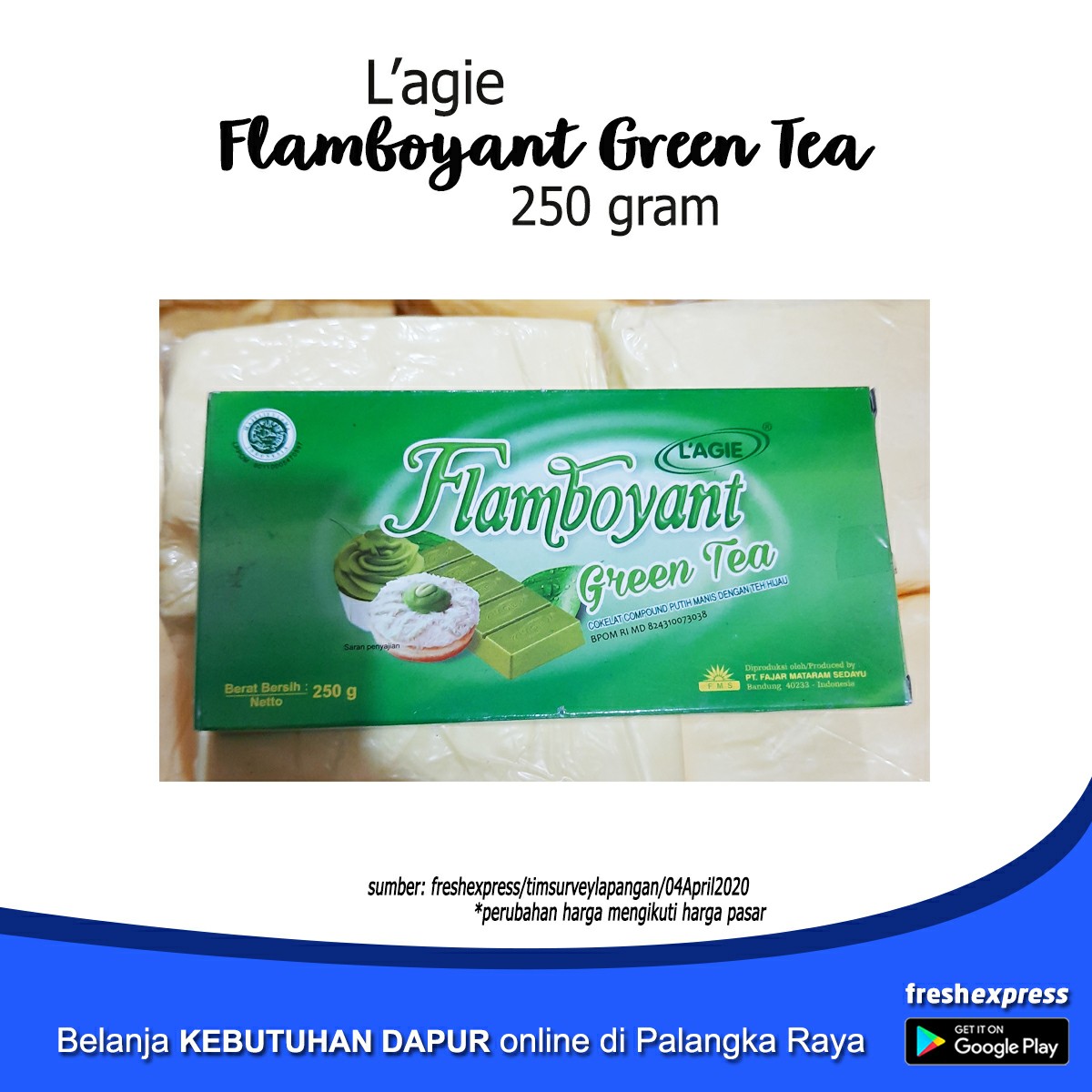 Lagie - Flamboyant Green Tea 250 Gram