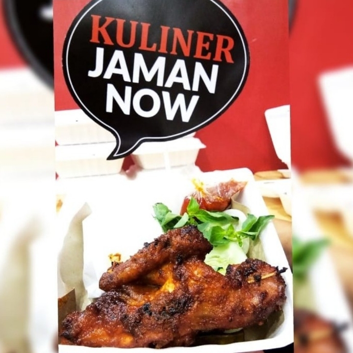 Lalapan Ayam Bakar Kampung Tanpa Nasi