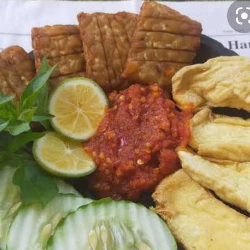 Lalapan Tempe Tahu