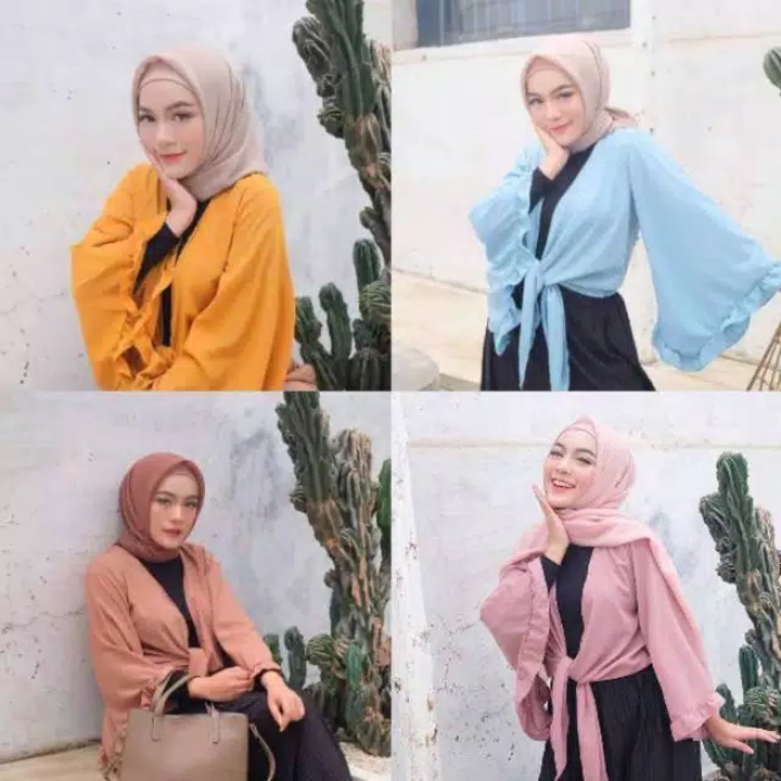 Lame Cardy Baju Atasan Muslim Wanita