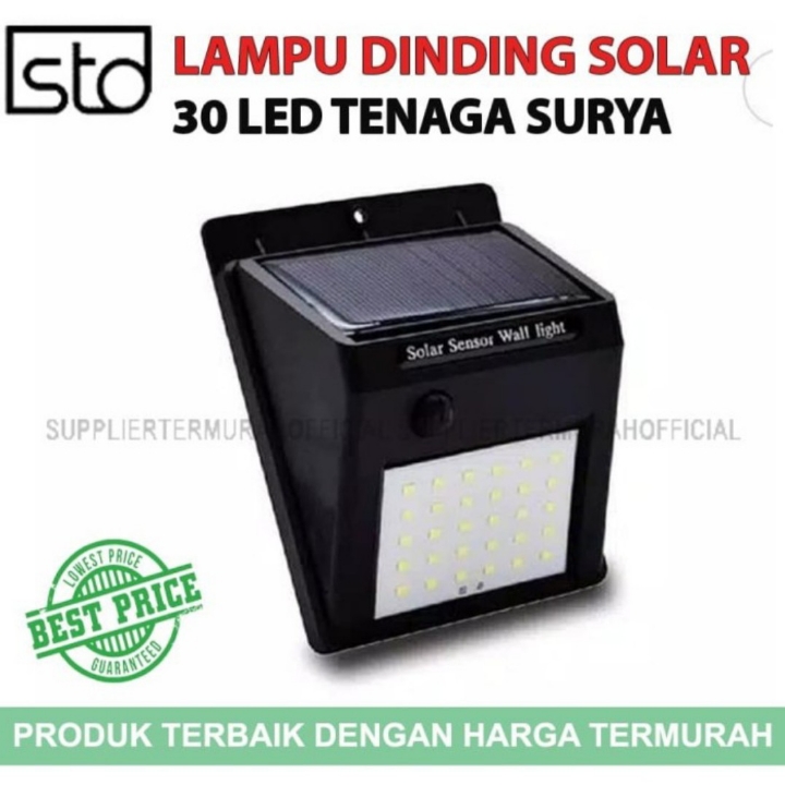 Lampu 20 LED non sensor gerak terus menyala 