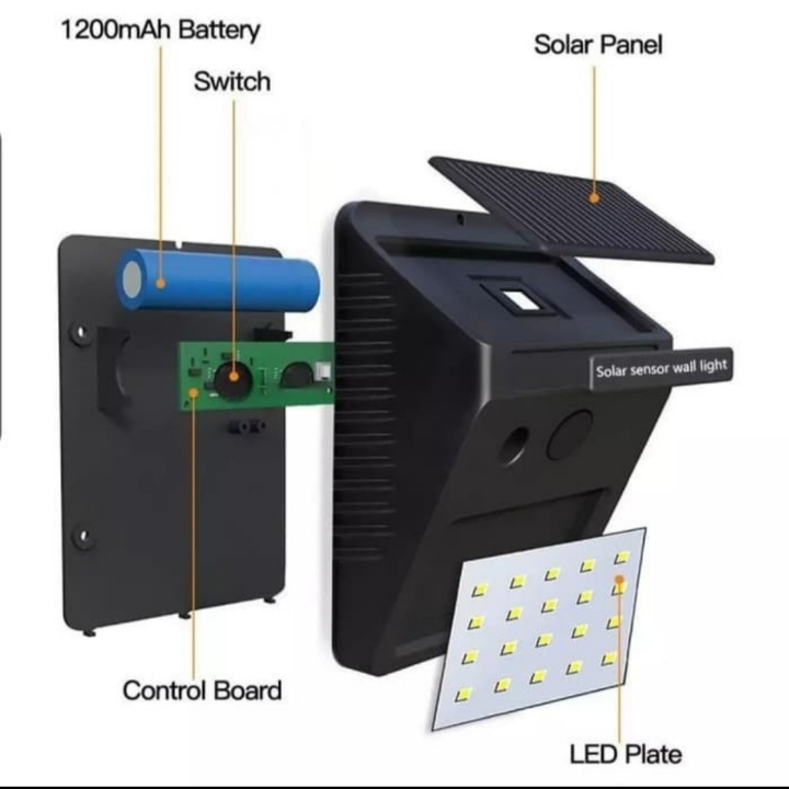 Lampu 20 LED non sensor gerak terus menyala  4