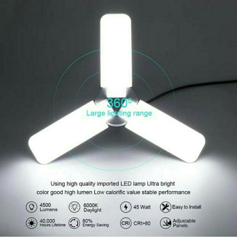 Lampu LED Model Kipas 2