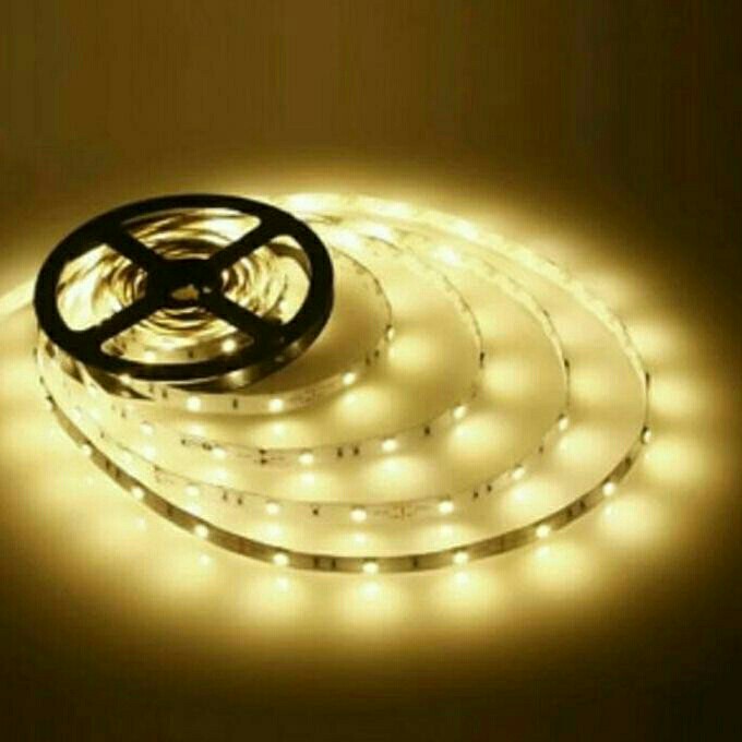 Lampu LED Strip 5 Mtr Putih Dan Adaftor 2