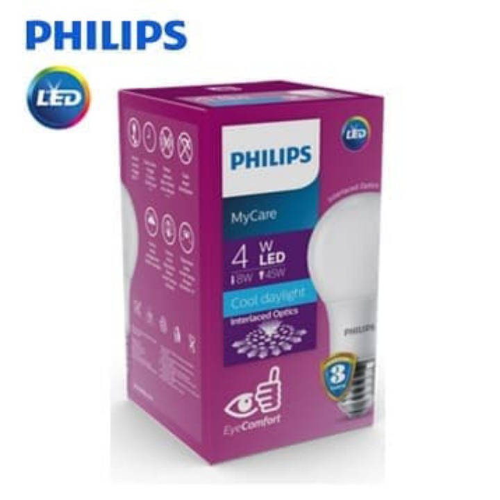 Lampu Philips LED 4 Watt