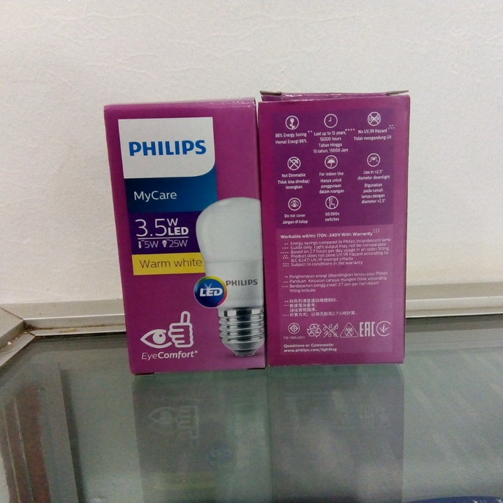 Lampu Philips Led 3-5 Watt Kuning 5