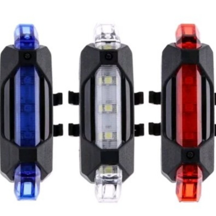 Lampu Sepeda Led Usb Charge Depan Belakang Waterproff Type Bs 216