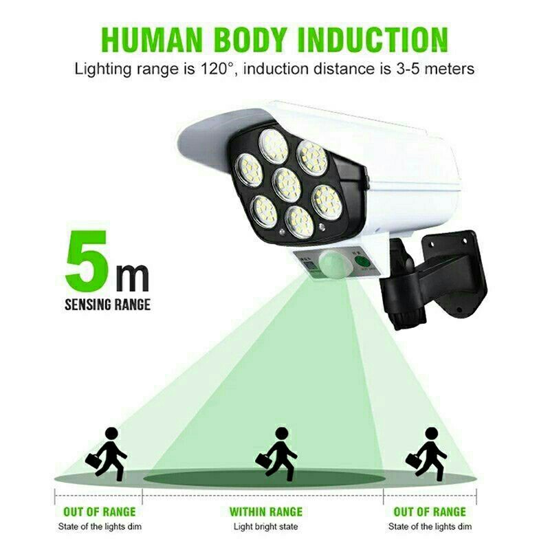 Lampu Solar 77 LED Waterproof 4