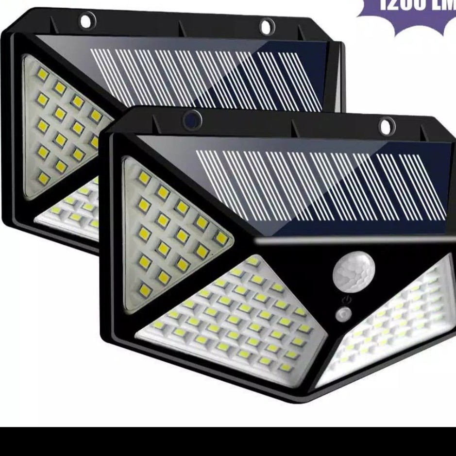 Lampu Solar Dinding 100 LED- Lampu tenaga Matahari 100 LED 2