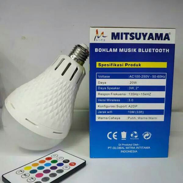 Lampu Speaker Bluetooth 20 Watt 5