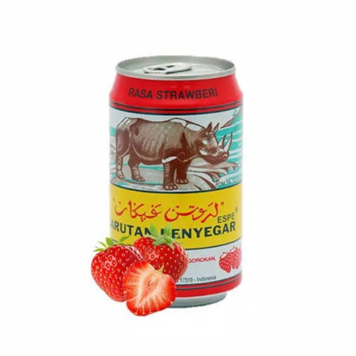 Larutan Penyegar Cap Badak Rasa Strawberi