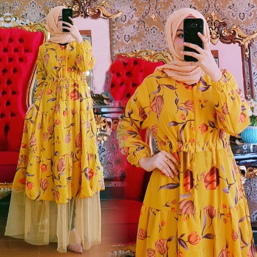 Latulip Maxy Gamis Muslim Fashion Wanita 2