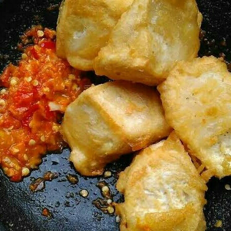 Lauk Tahu Goreng Sambal Original