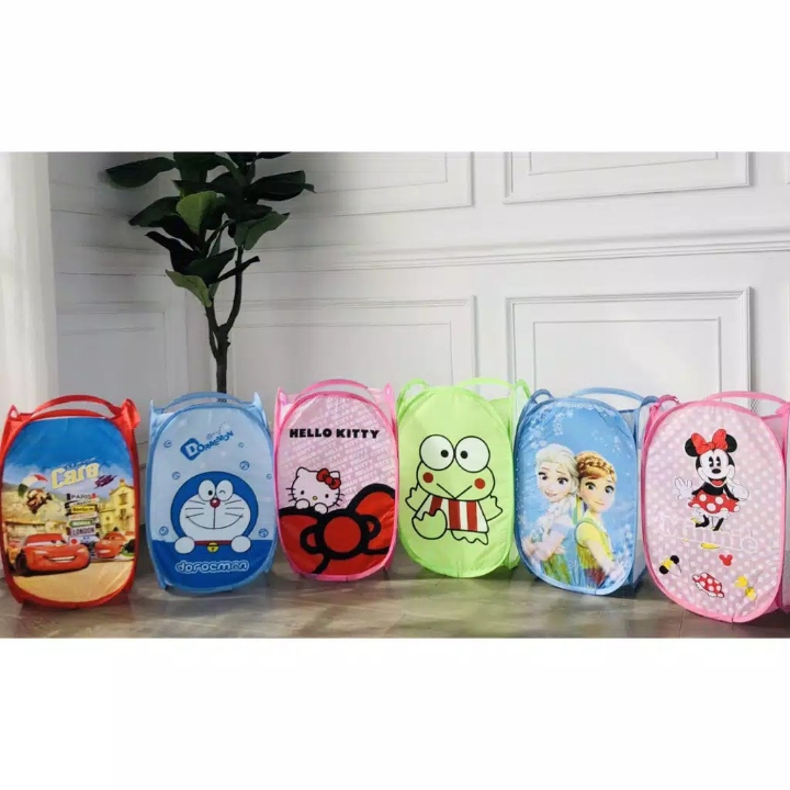 Laundry Bag Keranjang Baju Motif Frozen 2