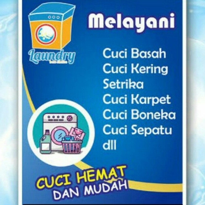 Segera Hadir Laundry - Cuci - Gosok