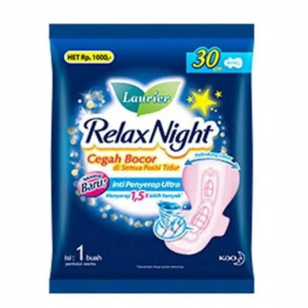 Laurier Relax Night 30cm Isi 1 Buah