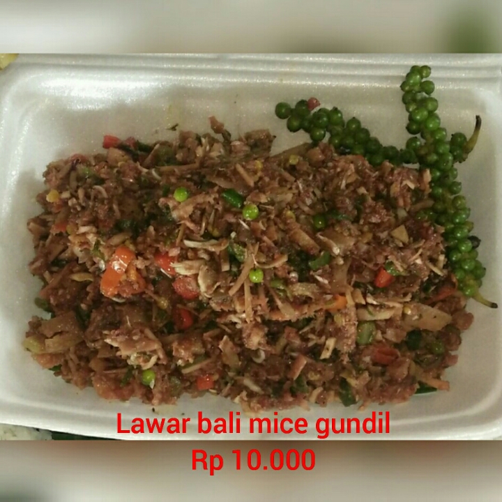 Lawar Bali Mice Gundil