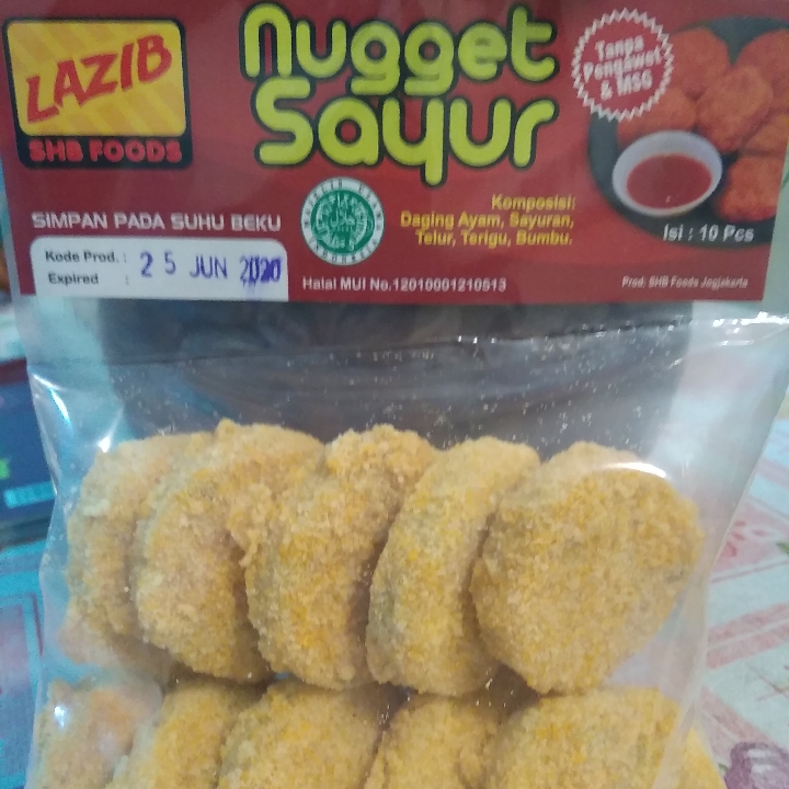 Lazib Nugget Sayur Frozen Food