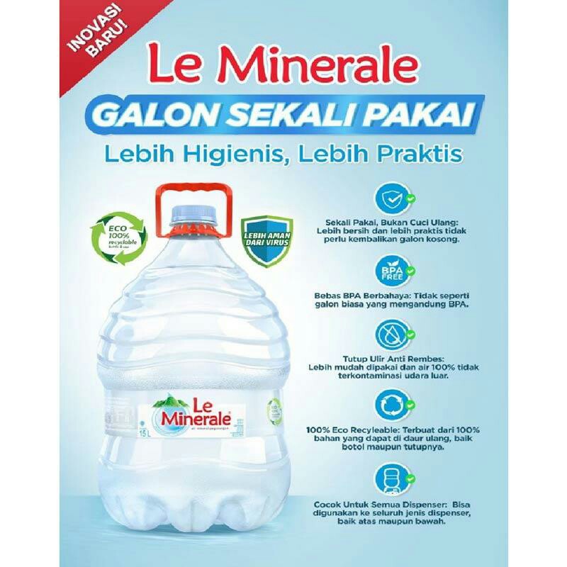 Le mineral Galon 15L