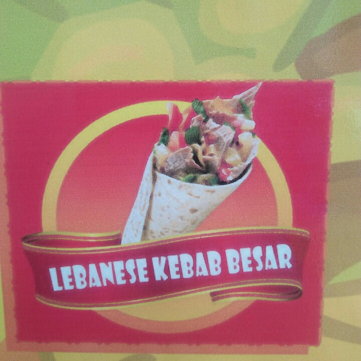 Lebanese Kebab Besar Keju Slice