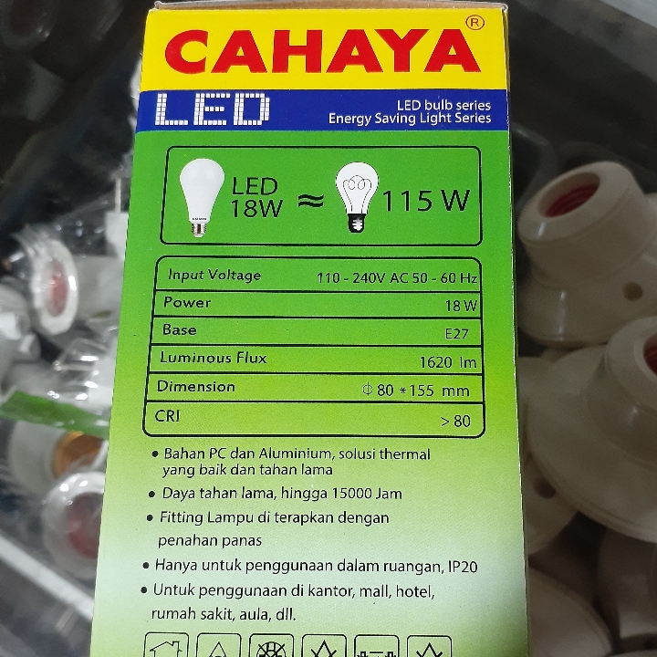 Led Cahaya 18w 2