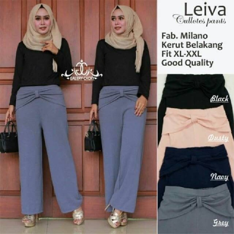 Leiva Pants DESKRIPSI PRODUK - Bahan  Milano - ukur