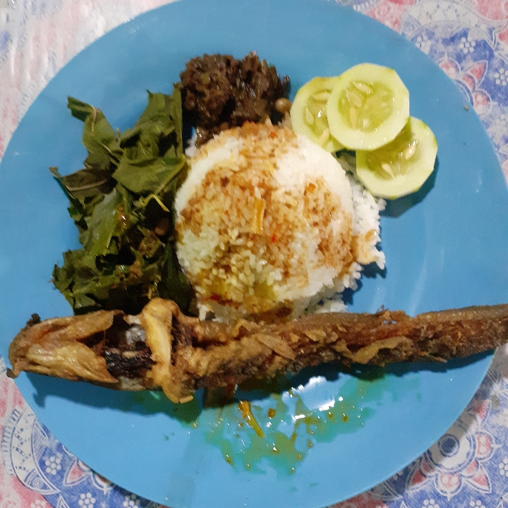 Lele Goreng Komplit