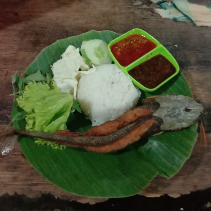 Nasi lele perporsi